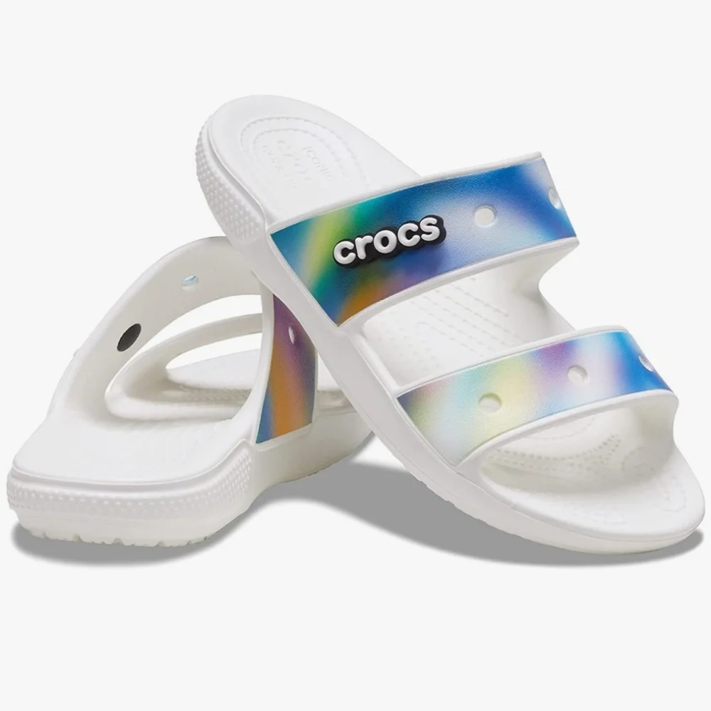 Crocs Classic Solarized Lightweight Shoes Tie Dye Sandals Unisex Women 12 Men 10